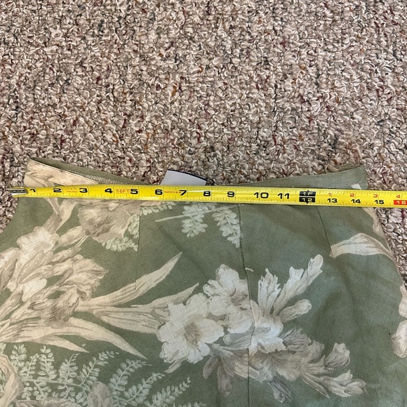 Vintage Green Floral Maxi/Midi Skirt - Picture 7 of 8